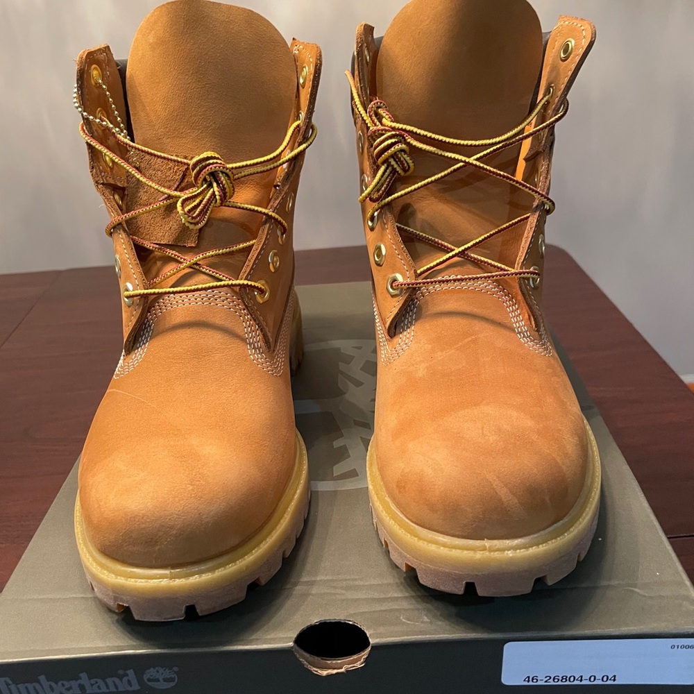 Men’s SZ 9.5 Timberland Premium Nubuck boot.